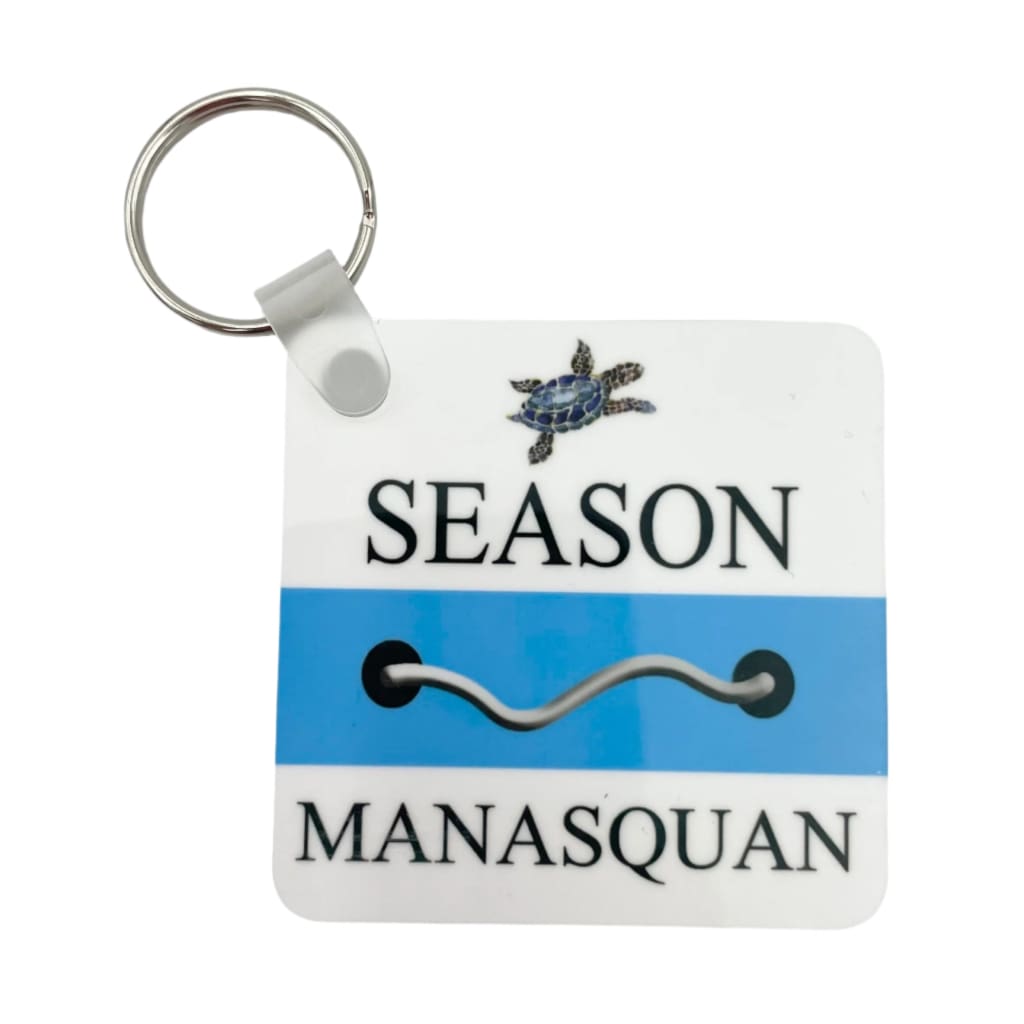 Beach Tag Key Ring - Manasquan - Home &amp; Lifestyle