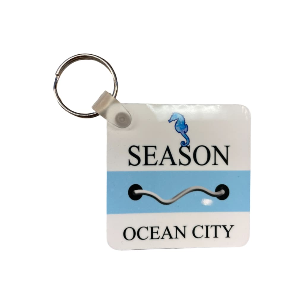 Beach Tag Key Ring - Ocean City - Home &amp; Lifestyle
