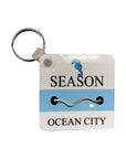 Beach Tag Key Ring - Ocean City - Home & Lifestyle