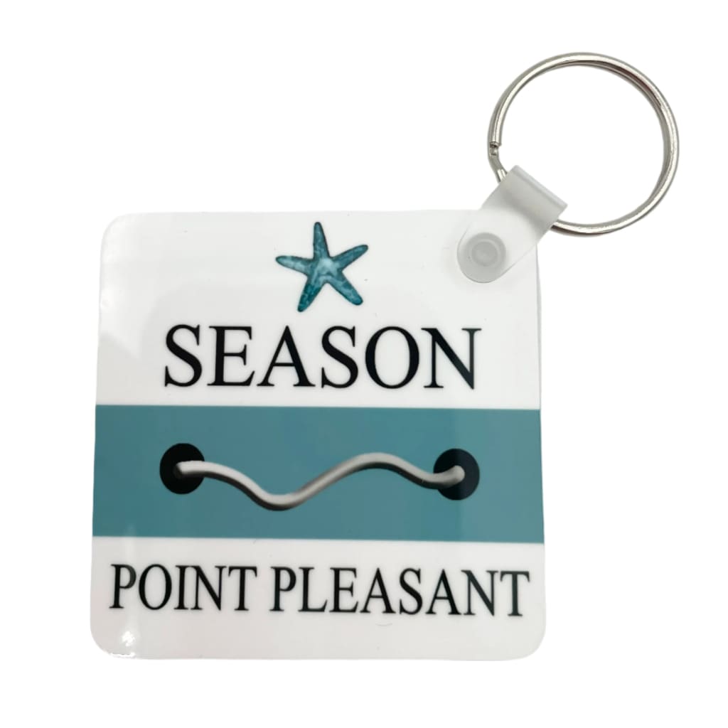 Beach Tag Key Ring - Point Pleasant - Home &amp; Lifestyle