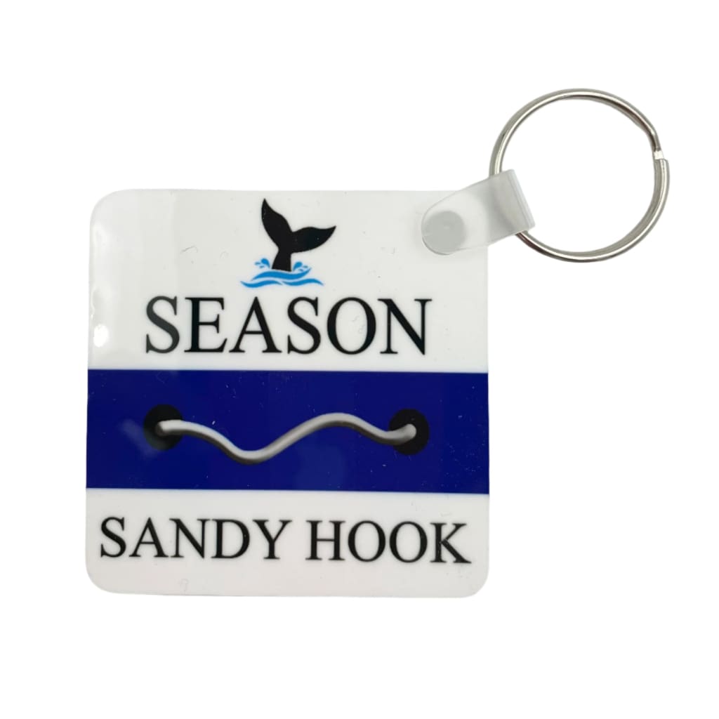 Beach Tag Key Ring - Sandy Hook - Home &amp; Lifestyle