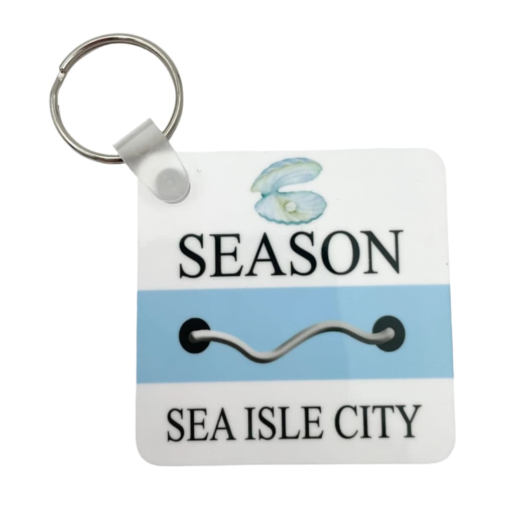 Beach Tag Key Ring - Sea Isle City - Home &amp; Lifestyle