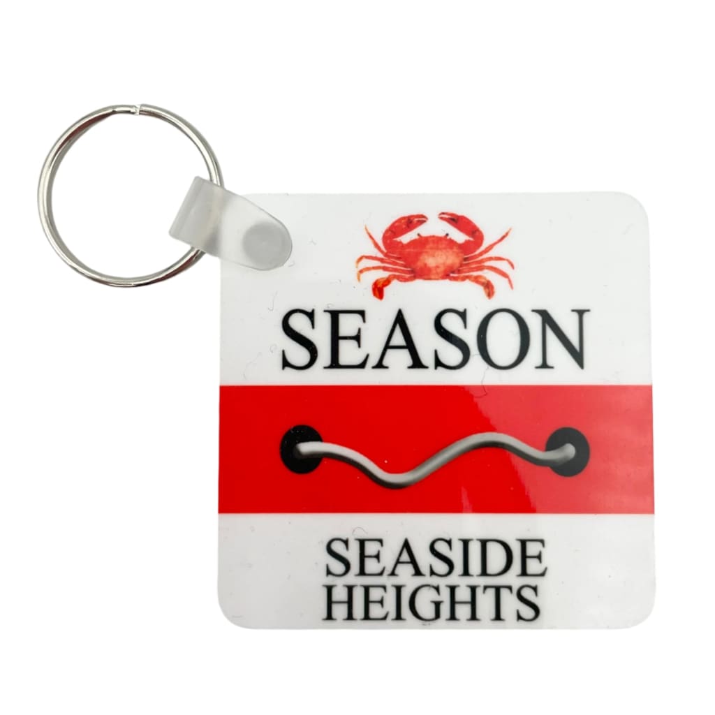 Beach Tag Key Ring - Seaside Heights - Home &amp; Lifestyle