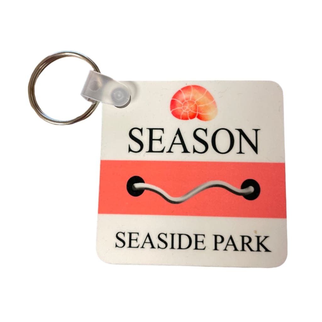 Beach Tag Key Ring - Seaside Park - Home &amp; Lifestyle