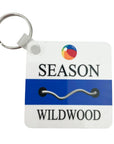 Beach Tag Key Ring - Wildwood - Home & Lifestyle