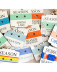 Beach Tag Ornament w/ Pin - Home & Lifestyle