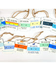 Beach Tag Ornament w/ Pin - Home & Lifestyle