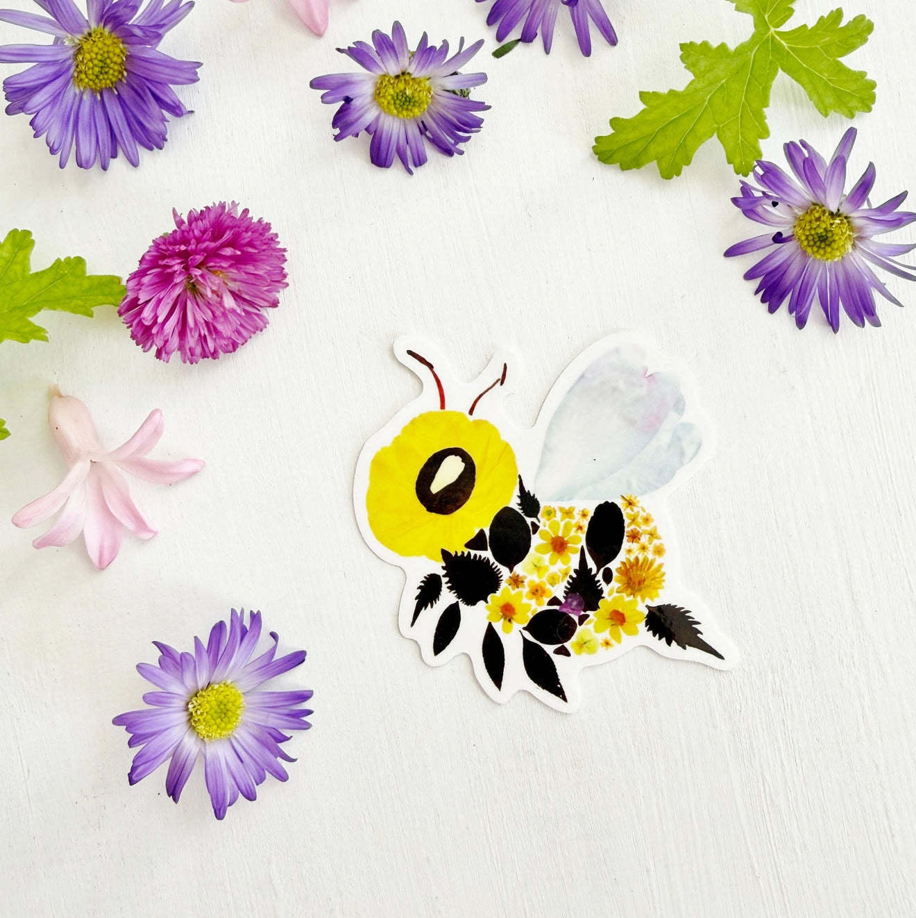 Pressed Flower Print - Vinyl Stickers