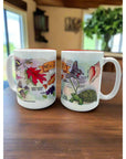 Botanical and Animal-Themed Mugs (15 oz) - NJ Plants & Animals - Home & Lifestyle