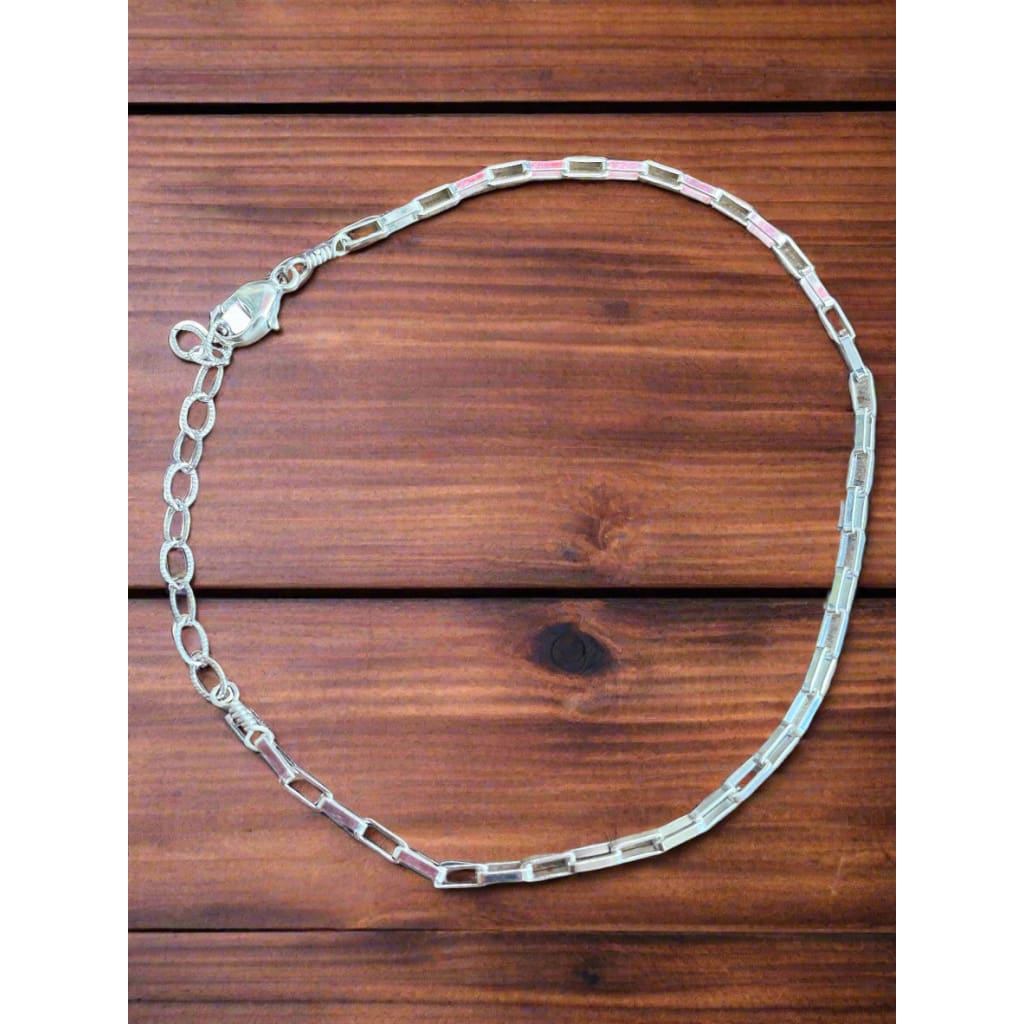 Bracelet - Sterling Silver Chain - Box Chain