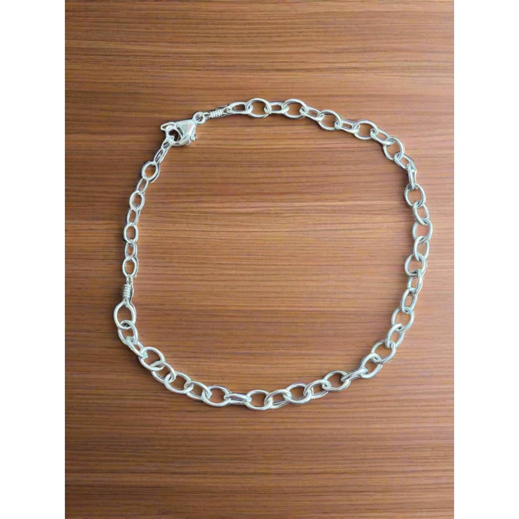 Bracelet - Sterling Silver Chain - Round Cable