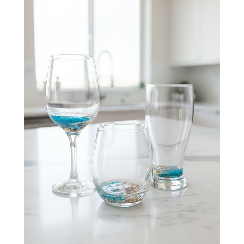 Breaking Waves Glassware - Housewares