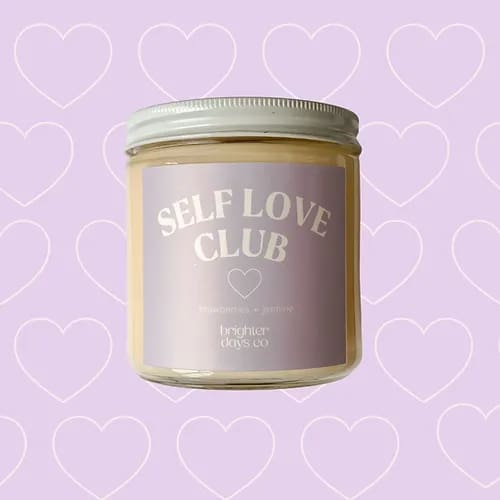 Brighter Days Signature Sayings Candles - Self Love Club - Home &amp; Lifestyle