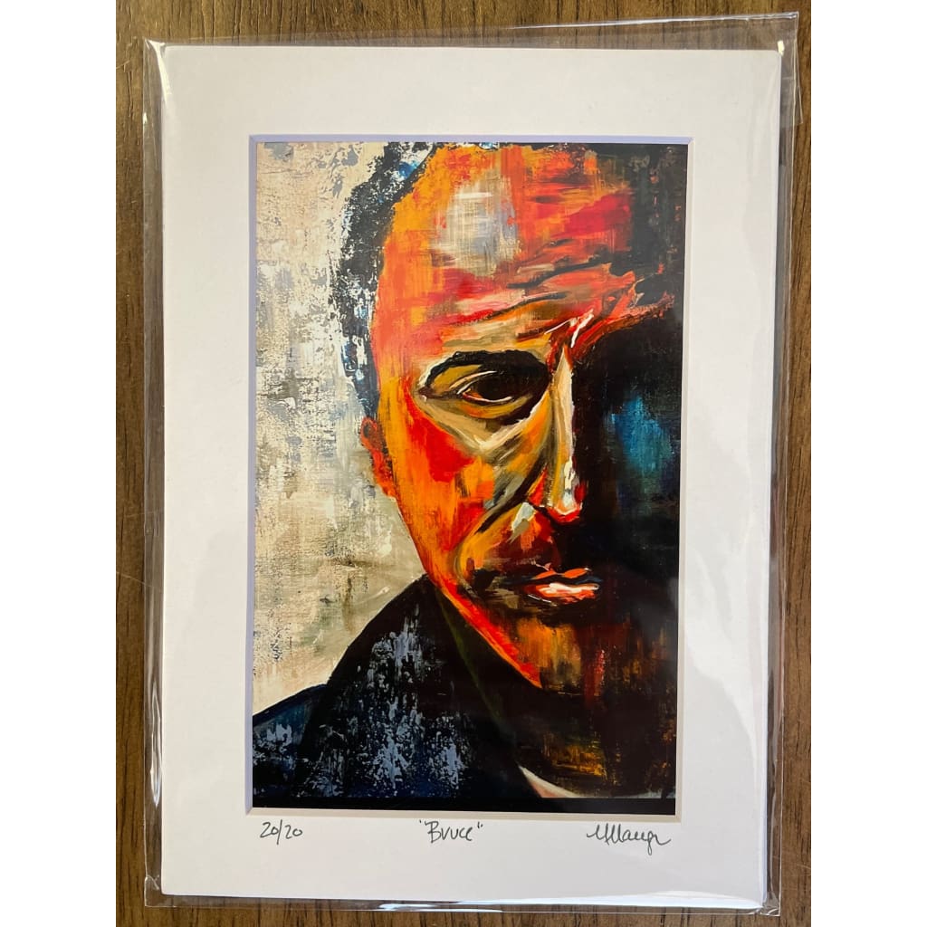 Bruce Springsteen Print (5’’ x 7’’ Matted) - Prints & Artwork