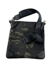 Camo Cross Body Bags - Black Camo w/ Black Corners