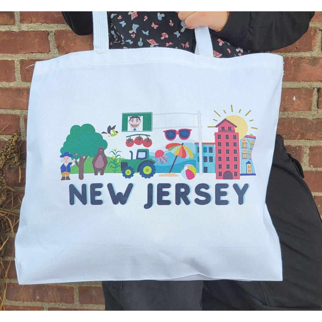 Canvas Tote - NJ Skyline - Jewelry & Accessories