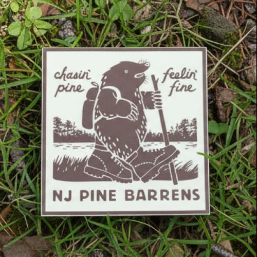 Chasin’ Pine Feelin’ Fine (NJ Pine Barrens) Vinyl Decal/Sticker