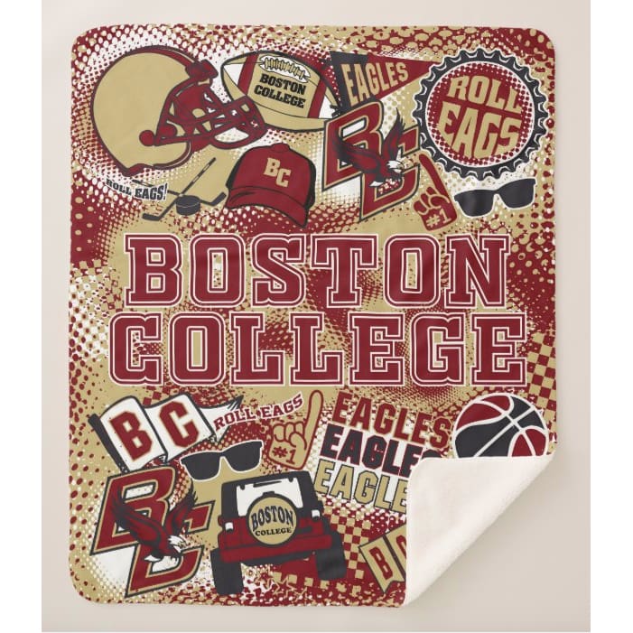 Collegiate Sherpa Blanket - Boston College (Guys) - Home &amp; Lifestyle