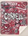 Collegiate Sherpa Blanket - Cornell (Girls) - Home & Lifestyle