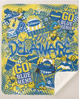 Collegiate Sherpa Blanket - Delaware (Girls) - Home & Lifestyle