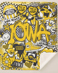 Collegiate Sherpa Blanket - Iowa (Girls) - Home & Lifestyle