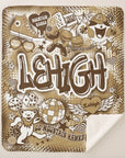 Collegiate Sherpa Blanket - Lehigh (Girls) - Home & Lifestyle