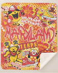 Collegiate Sherpa Blanket - Maryland (Girls) - Home & Lifestyle