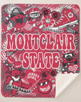 Collegiate Sherpa Blanket - Montclair State (Girls) - Home & Lifestyle