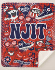 Collegiate Sherpa Blanket - NJIT (Girls) - Home & Lifestyle