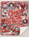 Collegiate Sherpa Blanket - Ohio State (Girls) - Home & Lifestyle