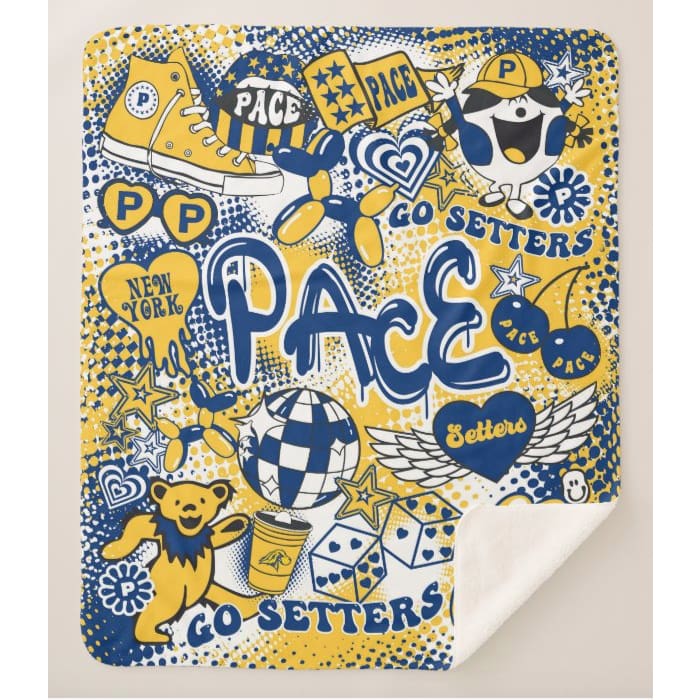 Collegiate Sherpa Blanket - Pace (Girls) - Home &amp; Lifestyle