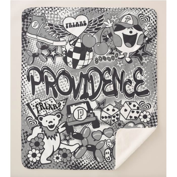 Collegiate Sherpa Blanket - Providence (Girls) - Home &amp; Lifestyle