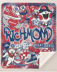 Collegiate Sherpa Blanket - Richmond (Girls) - Home & Lifestyle