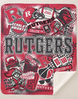 Collegiate Sherpa Blanket - Rutgers (Guys) - Home & Lifestyle