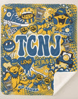 Collegiate Sherpa Blanket - TCNJ (Girls) - Home & Lifestyle