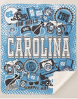 Collegiate Sherpa Blanket - UNC (Guys) - Home & Lifestyle