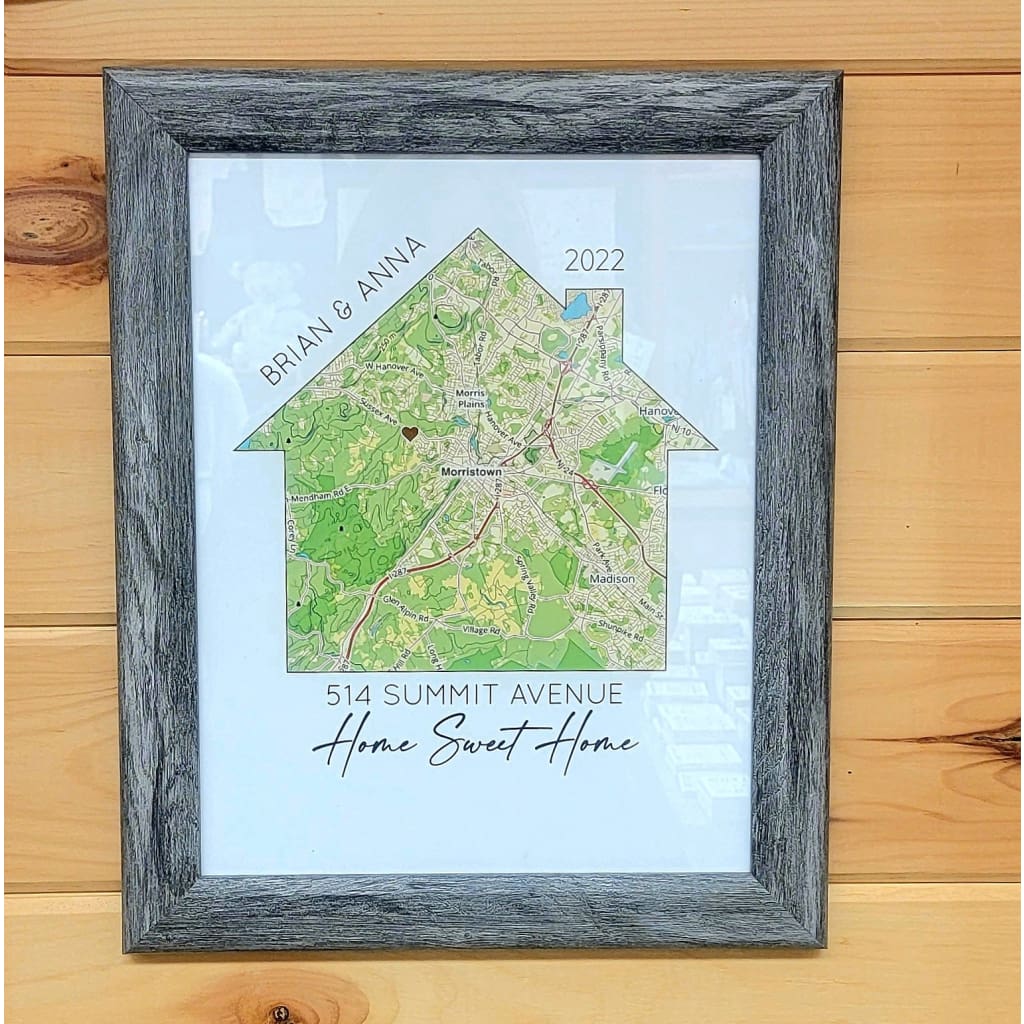 Custom New Home Framed Print - Home & Garden
