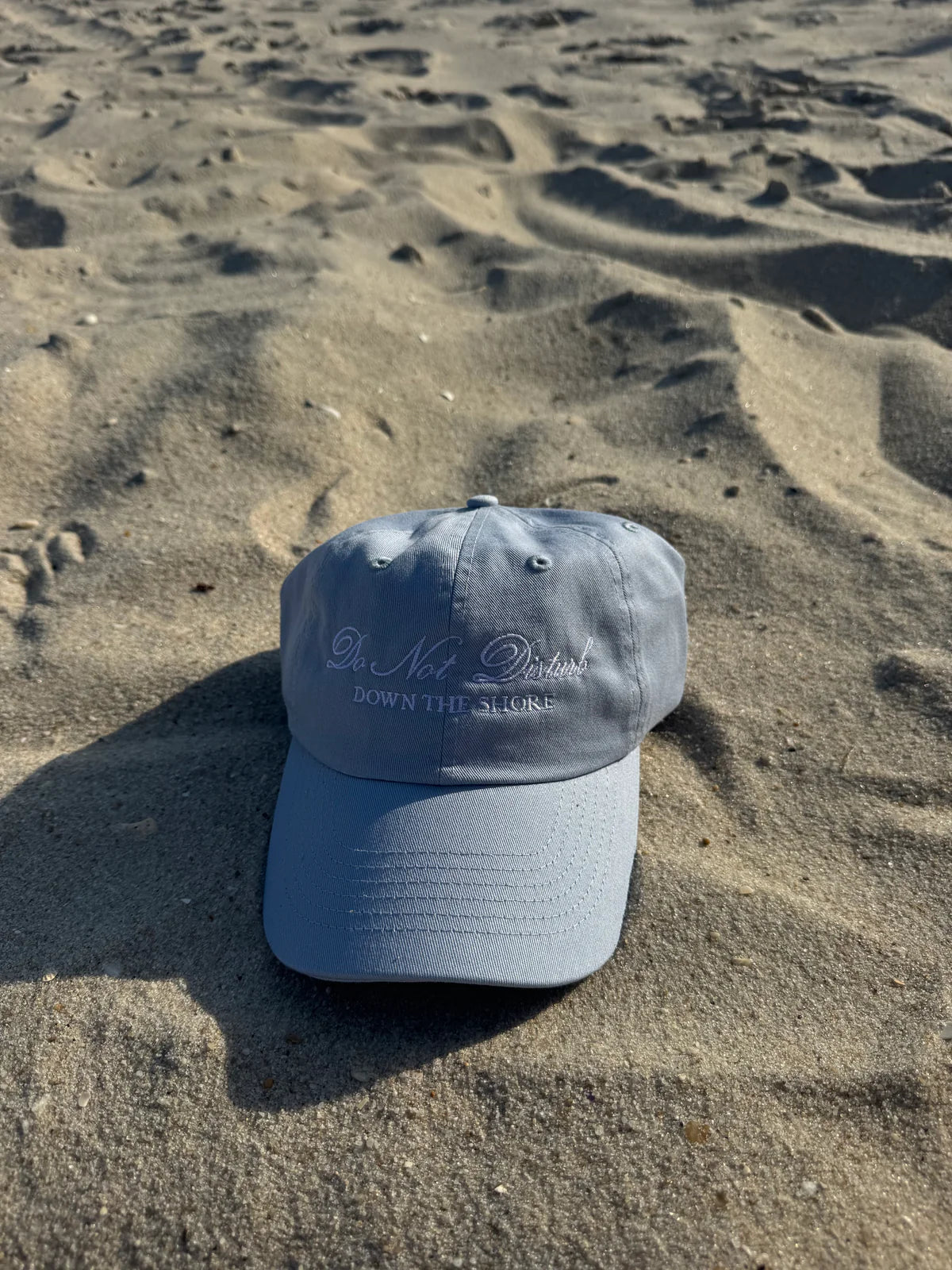 Do Not Disturb: Down the Shore Dad Hat - Light Blue