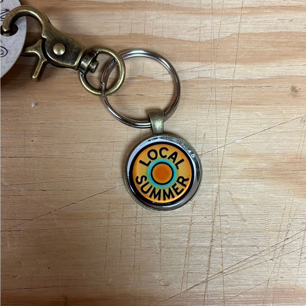 Double-Sided Charm/ Keychain - Local Summer - Jewelry &amp; Accessories