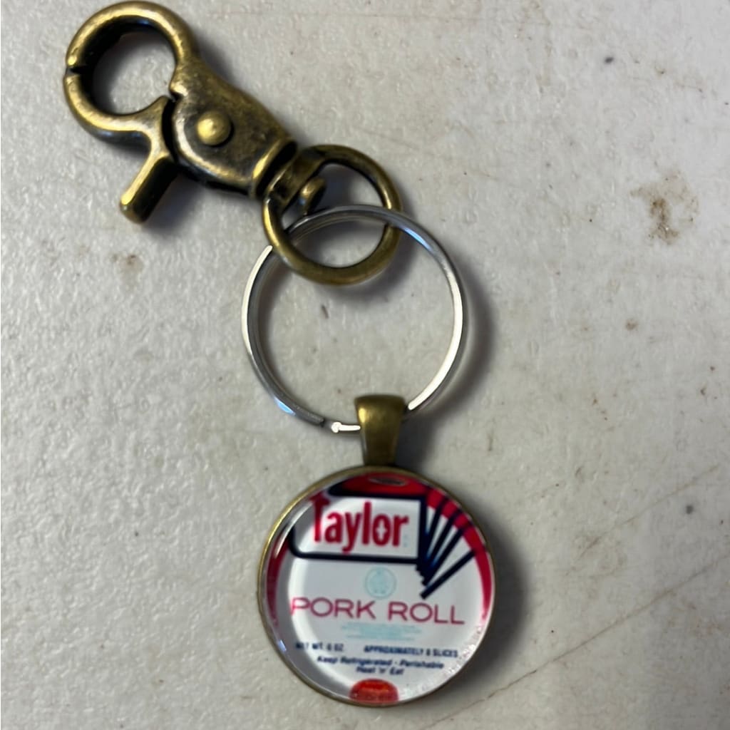 Double-Sided Charm/ Keychain - Taylor Pork Roll Bag - Jewelry &amp; Accessories
