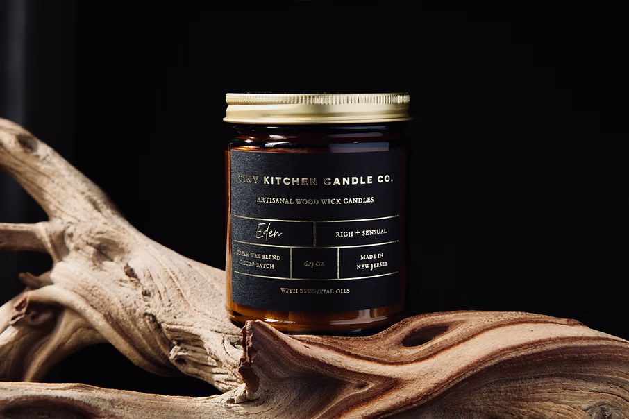 Artisanal Wood Wick Candles