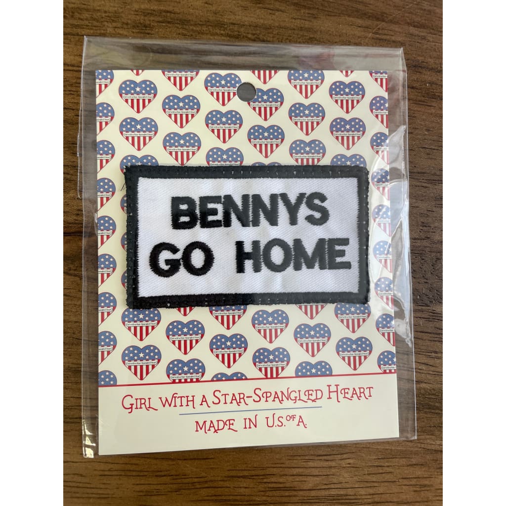 Exit and NJ-Themed Patches - Bennys Go Home - Apparel & Accessories