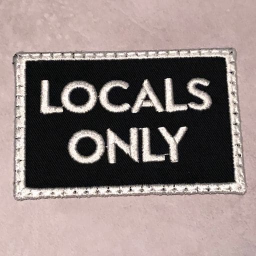 Exit and NJ-Themed Patches - Locals Only - Apparel & Accessories