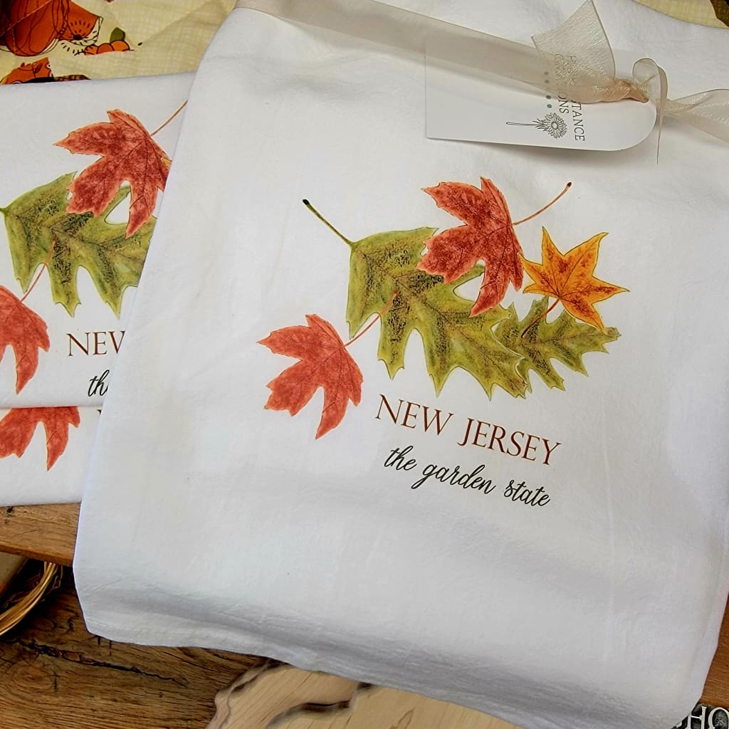 Fall Dish Towels - Fall Leaves