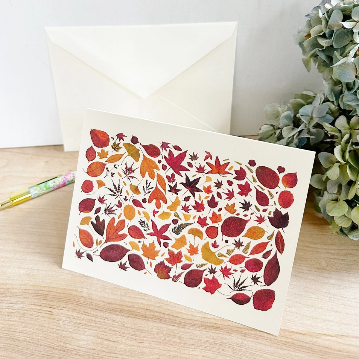 Pressed Flower Collage Greeting Cards