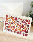 Pressed Flower Collage Greeting Cards