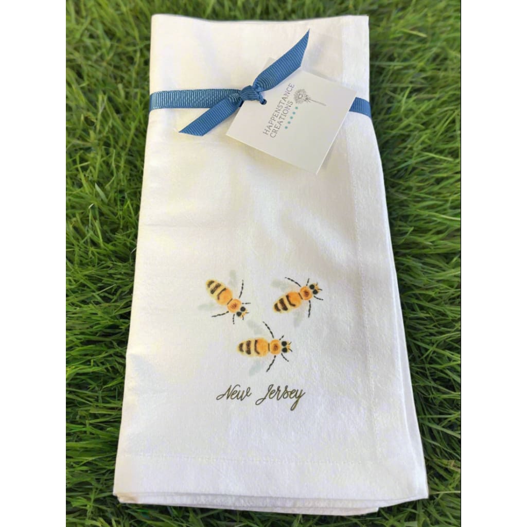 Flour Sack Napkins - Set of 2 - Bees - Home & Lifestyle