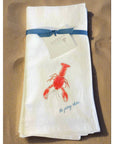 Flour Sack Napkins - Set of 2 - Lobster - Home & Lifestyle
