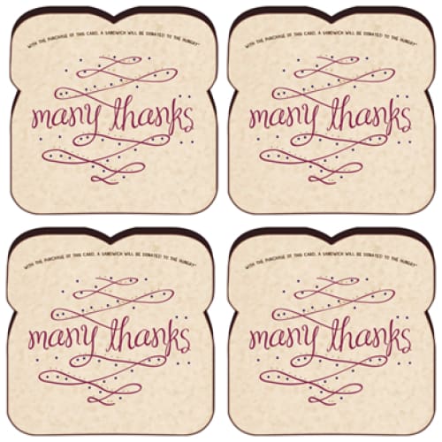 Food for Thoughts Cards - Boxed Set - TY4P-02: Many Thanks - Books &amp; Cards
