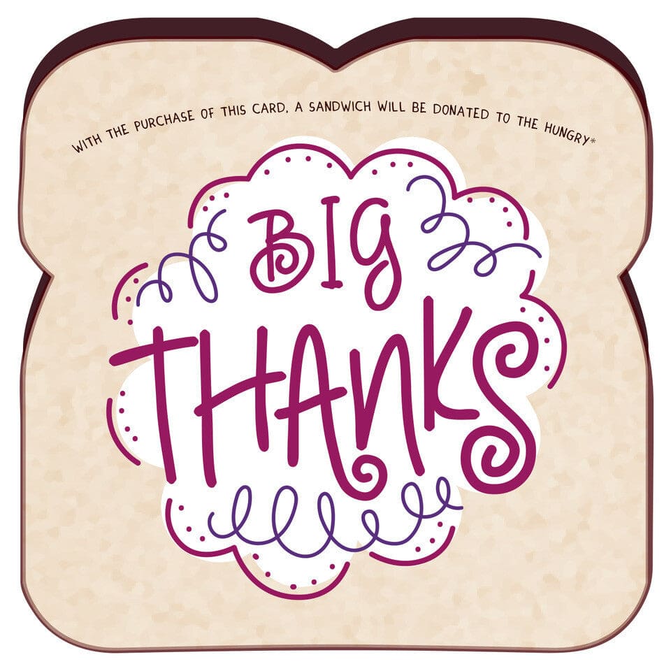 Food for Thoughts Greeting Cards - Big Thanks 804-05 - Books &amp; Cards